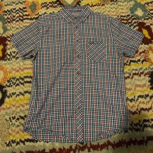 Multi-color Ben Sherman short sleeve button down shirt size small heritage fit